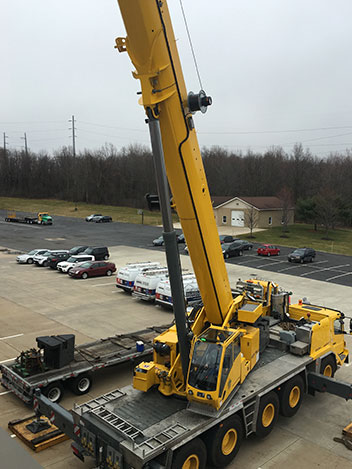 Commercial HVAC Installation with Crane Crane HVAC Installation