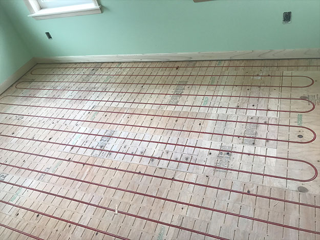 Radiant Floor Heating Installation, How To Heat Tile Floors After Installation