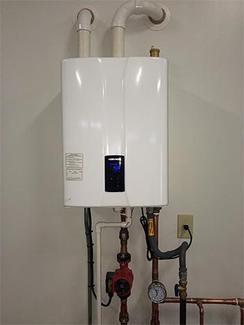 Residential Gas Wall Heater Installation