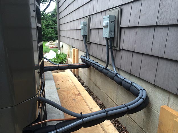 Outdoor Insulation Pipes for HVAC System