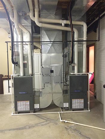 Two-Zone HVAC Installation